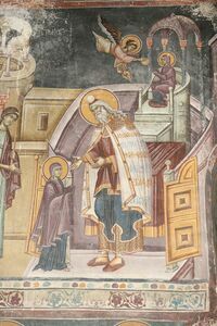 The Presentation of the Mother of God in the Temple, detail