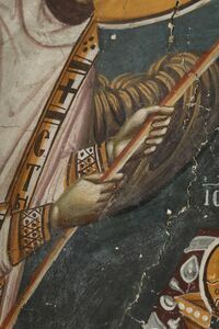 Angel diacon, detail