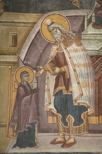 The Presentation of the Mother of God in the Temple, detail