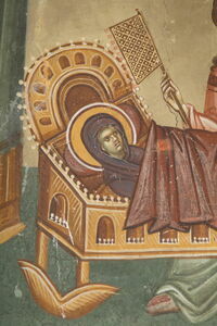 Nativity of the Mother of God, detail