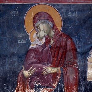 Saint Anna with infant Mother of God