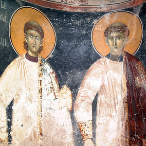 Holy deacons Roman and Stephen