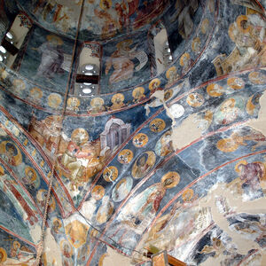 Dome and the higher registers of frescoes
