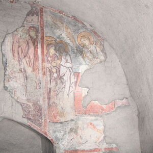 The Myrrhbearers at the Christ's Tomb