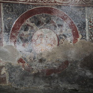 Painted dado of the sanctuary apse