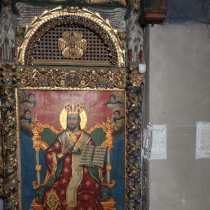 The Jesus Christ enthroned