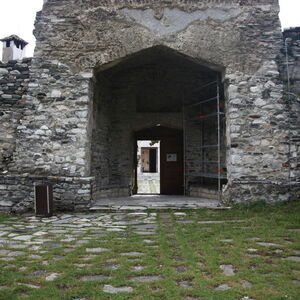 West entrance to the monastery