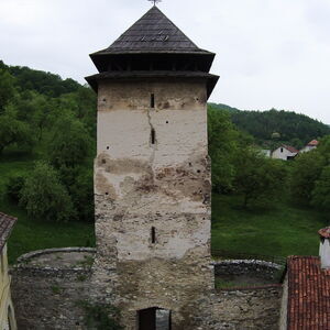 East view of the tower