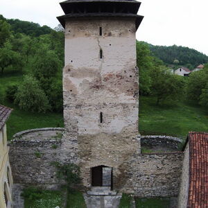 East view of the tower