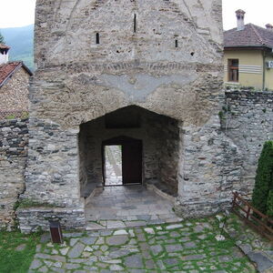 West entrance to the monastery