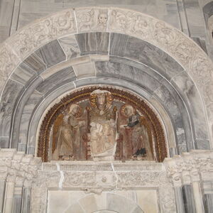 Tympanum of the west portal