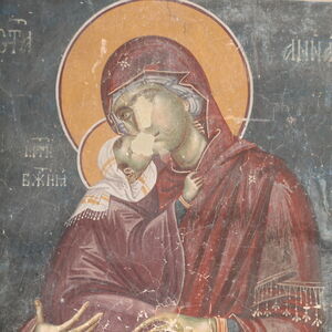 Saint Anna with infant Mother of God