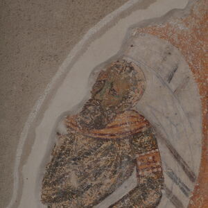 Remains of the composition of the Saint Nicholas appears to Eulavius in a dream