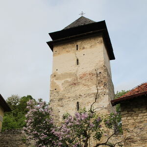 Western tower, the main entrance to the Monastery
