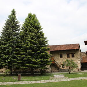 Residential bulding from 18th century and medieval refectory