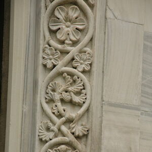 North window jamb