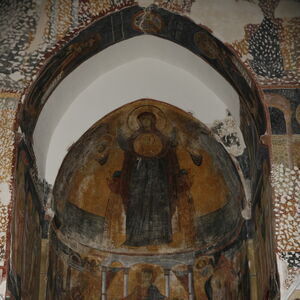 View of the central apse