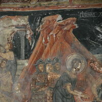 Christ Being Led to the Crucifixion, detail