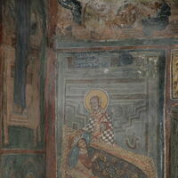 St. Nicholas Appears in a Dream to the Emperor Constantine