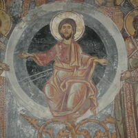 Christ in the Mandorla and two Angels