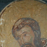 Officiating Church Fathers, detail -St. Sava Serbian