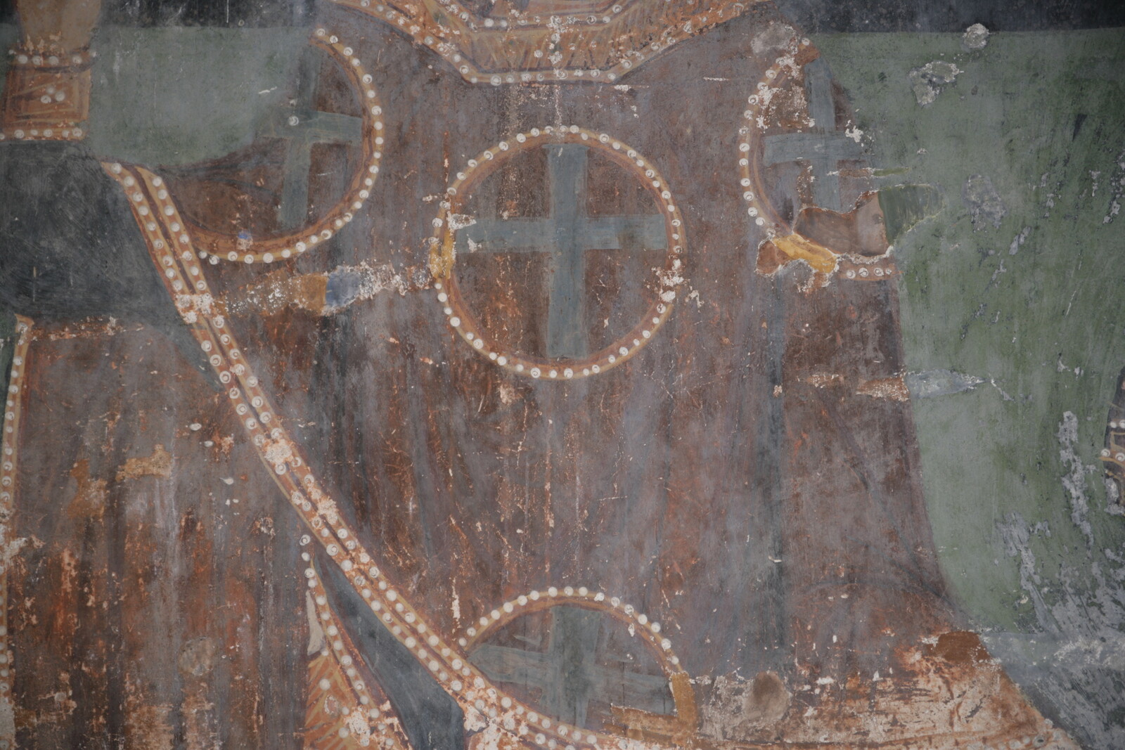 Detail of dress of St. Theodore Studites