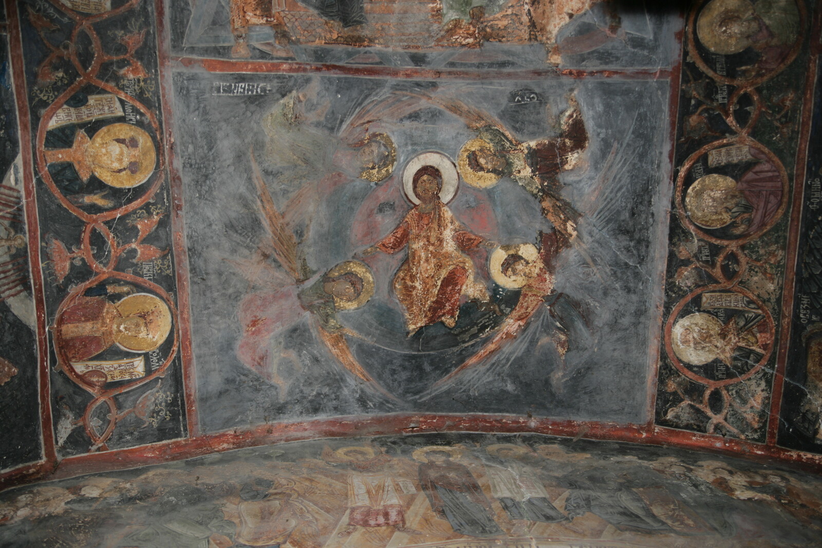 The upper part of Ascension of Christ