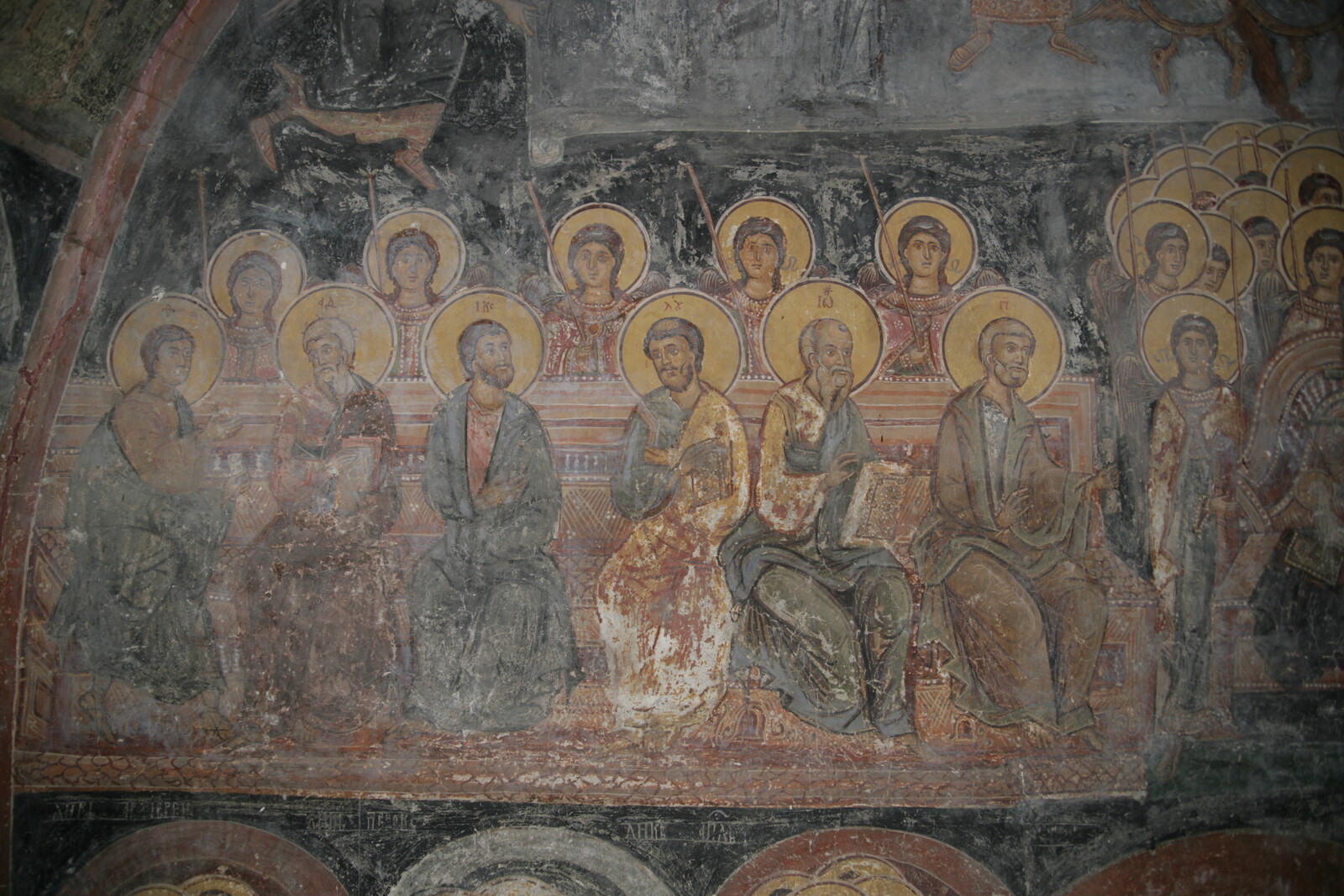 Tribunal of the Apostles, left group