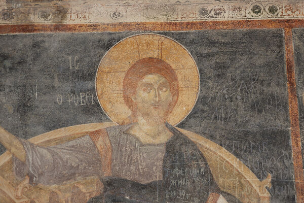 Christ as the Terrible Judge, detail