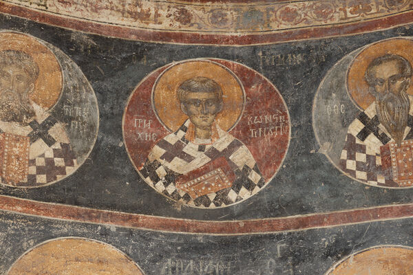 St German, Patriarch of Constantinople in a medallion