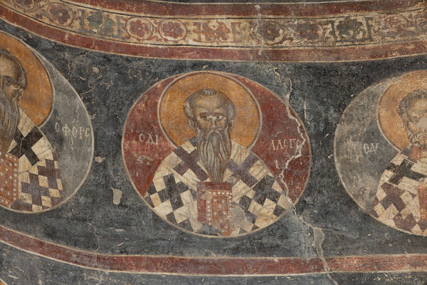 St Gregory the Great, Pope of Rome in a medallion