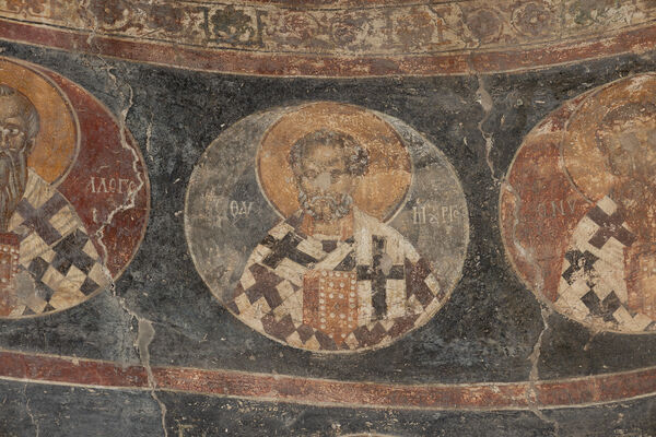 St Gregory the Wonderworker in a medallion