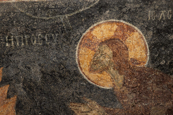 Prayer in Gethsemane, detail