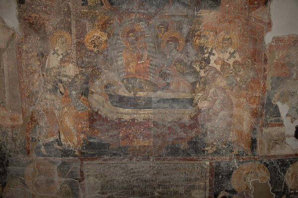 Dormition, detail
