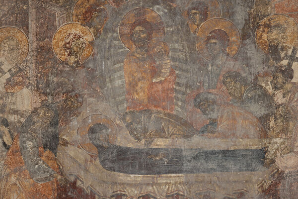 Dormition, detail
