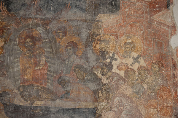 Dormition, detail