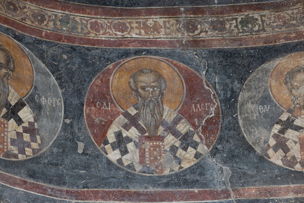 St Gregory the Great, Pope of Rome in a medallion