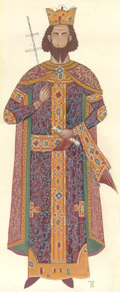 Кнез Лазар (посмртни портрет)